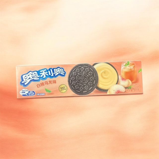Oreo Sandwich Cookies Peach Cream/Muscat Peach 24/97g