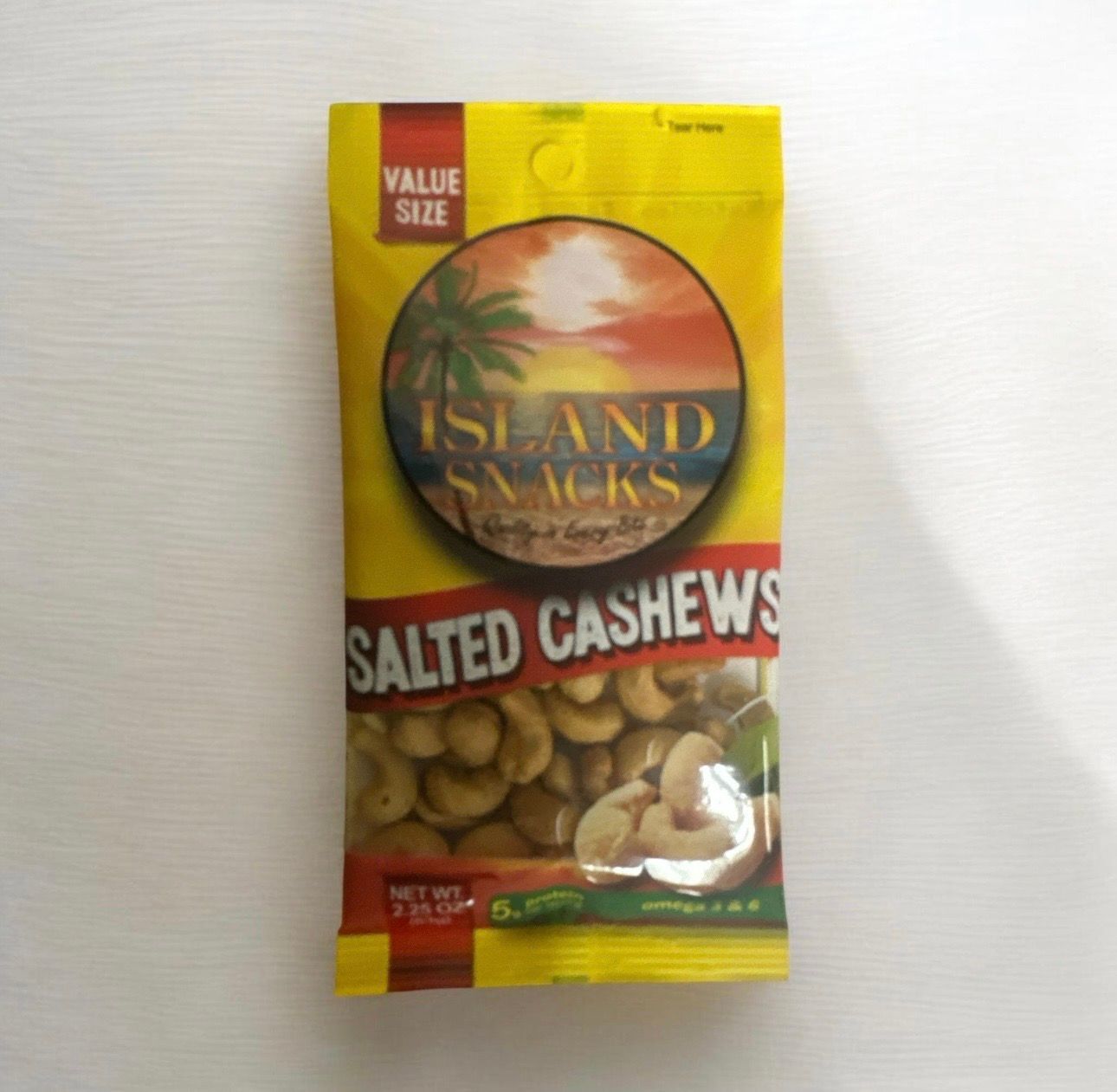 Island Snack 63g Salted Cashews