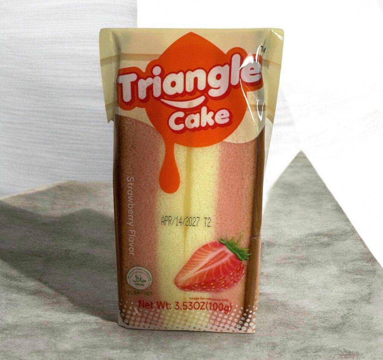 Triangle Cake 20/100g Strawberry