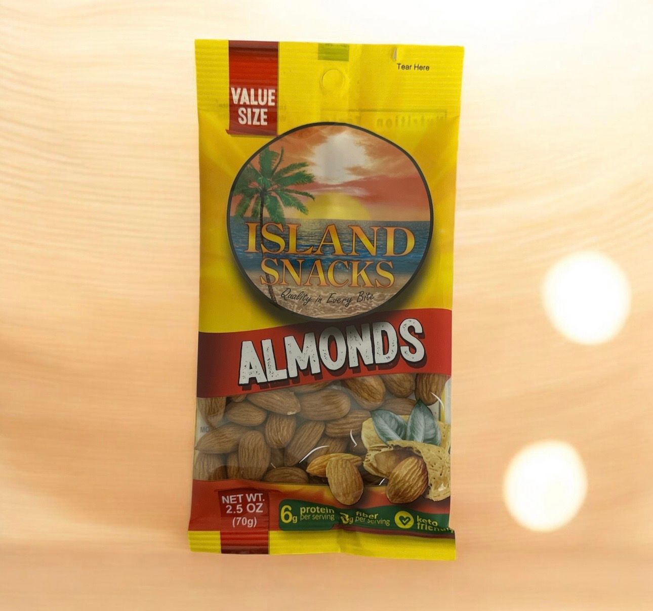 Island Snack 70g Almond