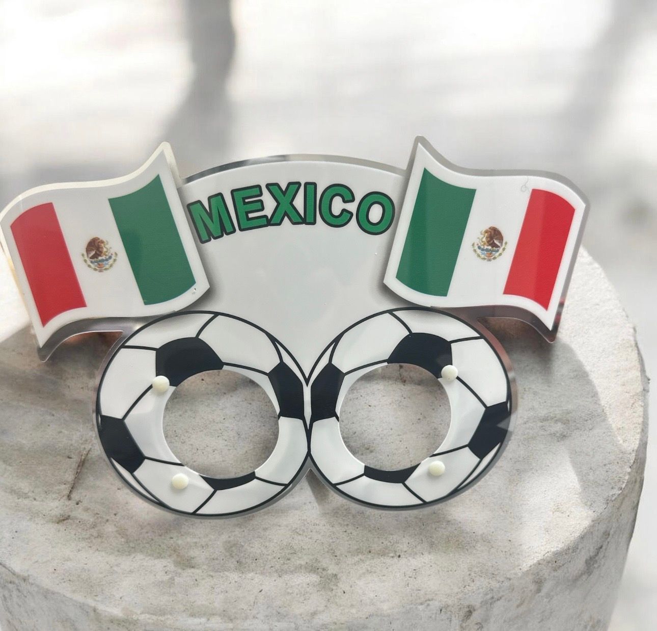 Mixed Countries Soccer Glasses (6431) 12ct