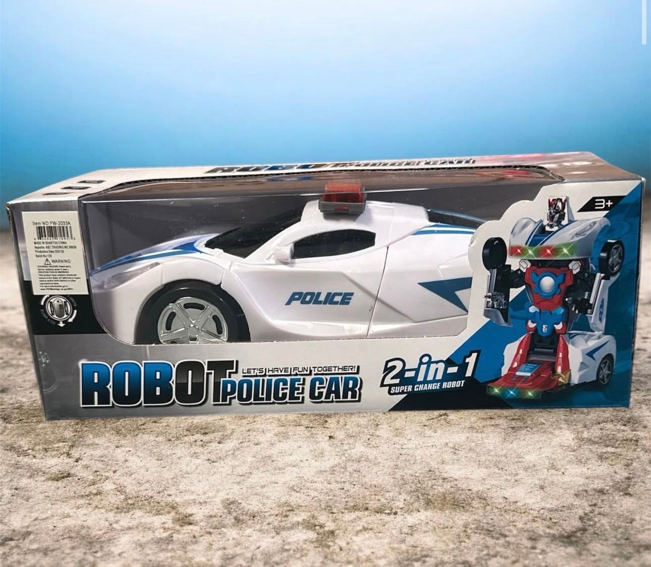 Police Car Robot 2-in-1 (2033) 1pc