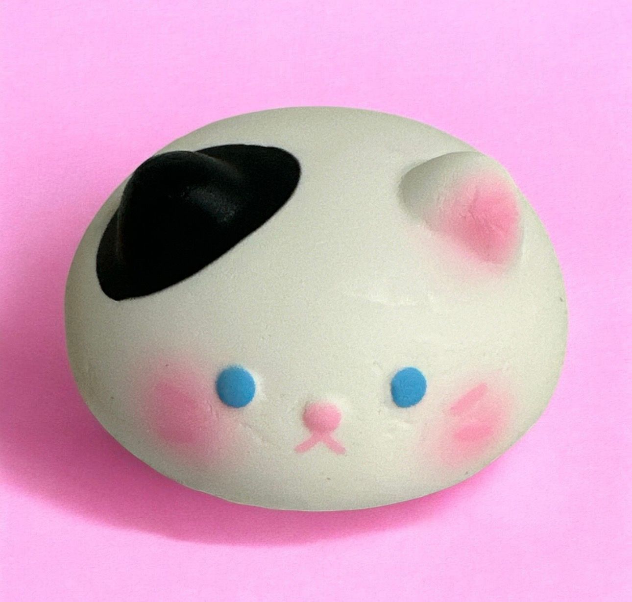 Ani Bun Squishy 6ct White Cat