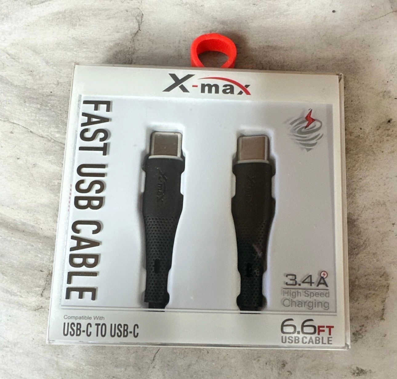 X-Max USB Cable Type C to C 10/6.6ft