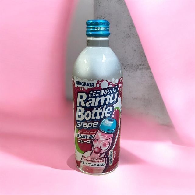 Sangaria Ramune Grape Bottle 24/500ml