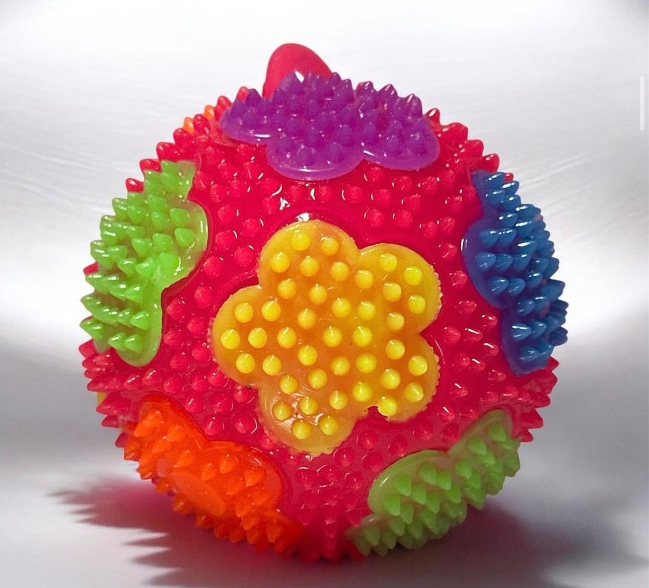Flashing Spiky Massage Ball (6098) 12ct