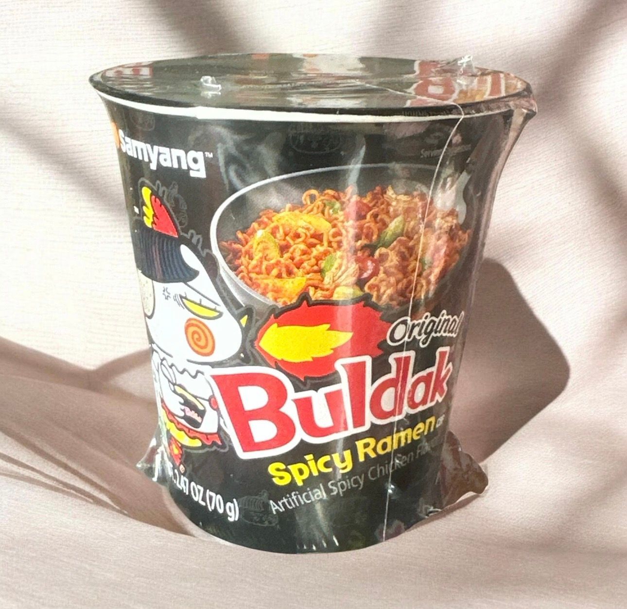Buldak Noodle Small Cup 6/80g Spicy Chicken Ramen Original