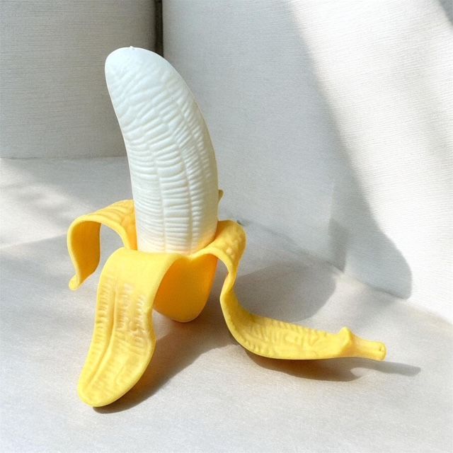 Banana Squeeze Toy (3698) 12pcs