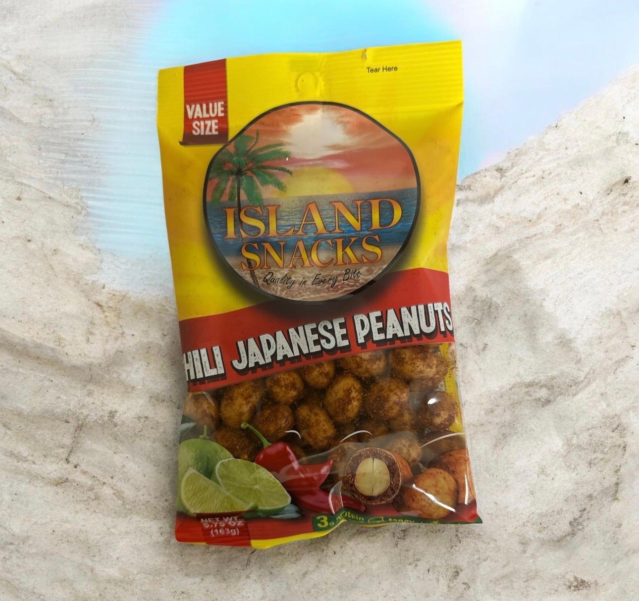 Island Snack 163g Chili Japanese Peanuts