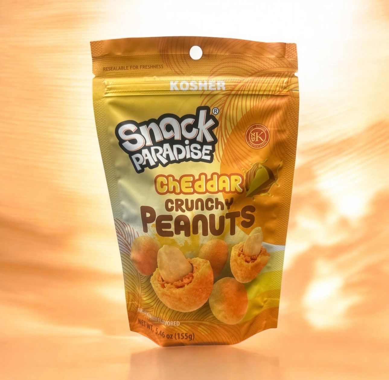 Snack Paradise 12/5.64 oz Peanuts Cheddar