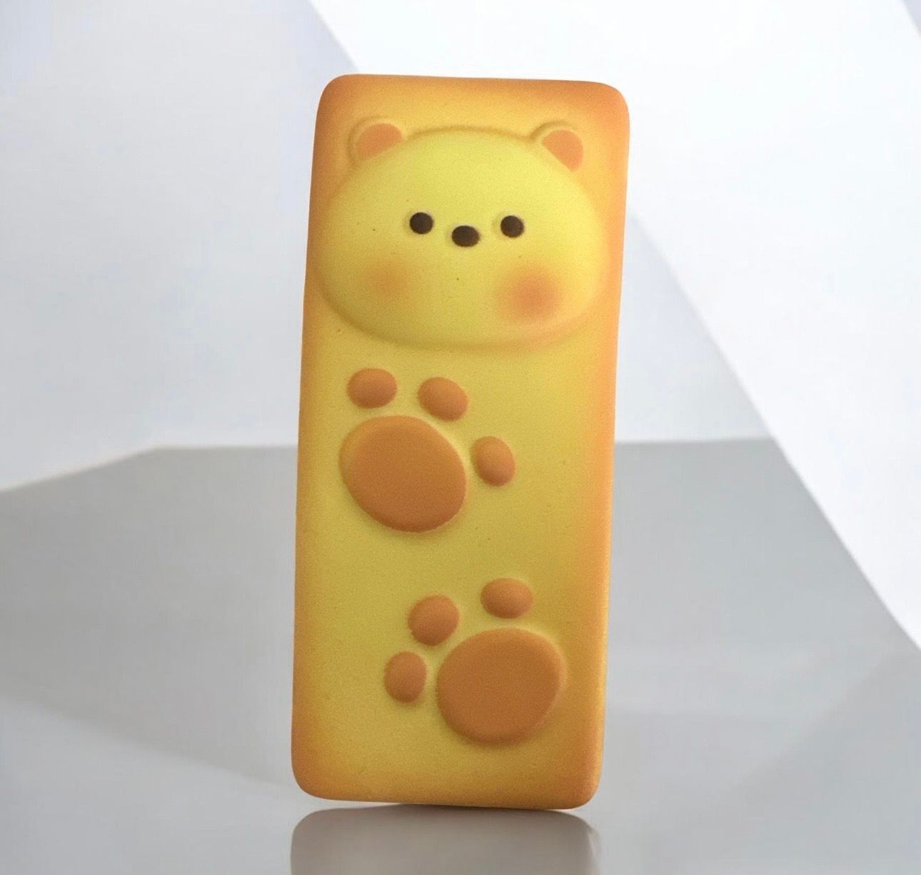 Ani Bun Squishy 6ct Foot Print Bear