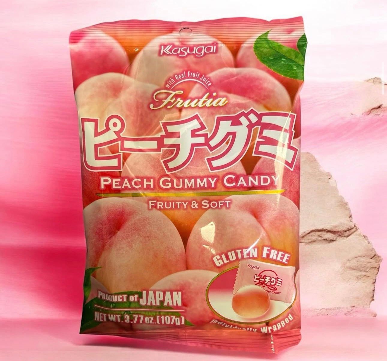 Kasugai Peach Gummy 12/107g