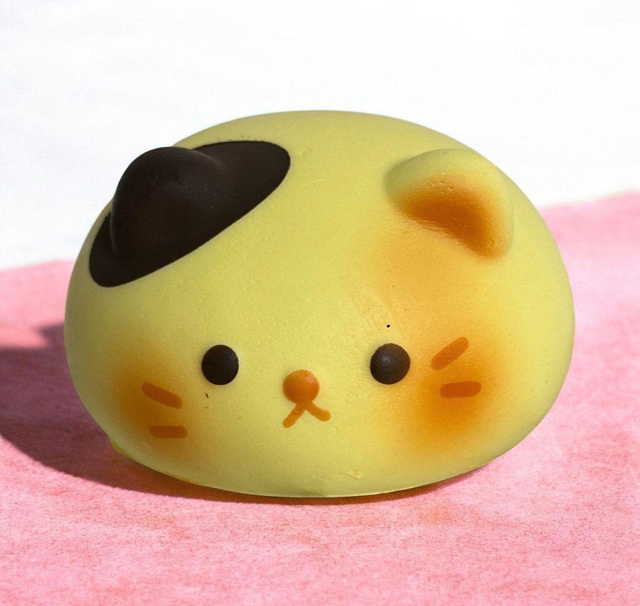 Ani Bun Squishy 6ct Yellow Cat
