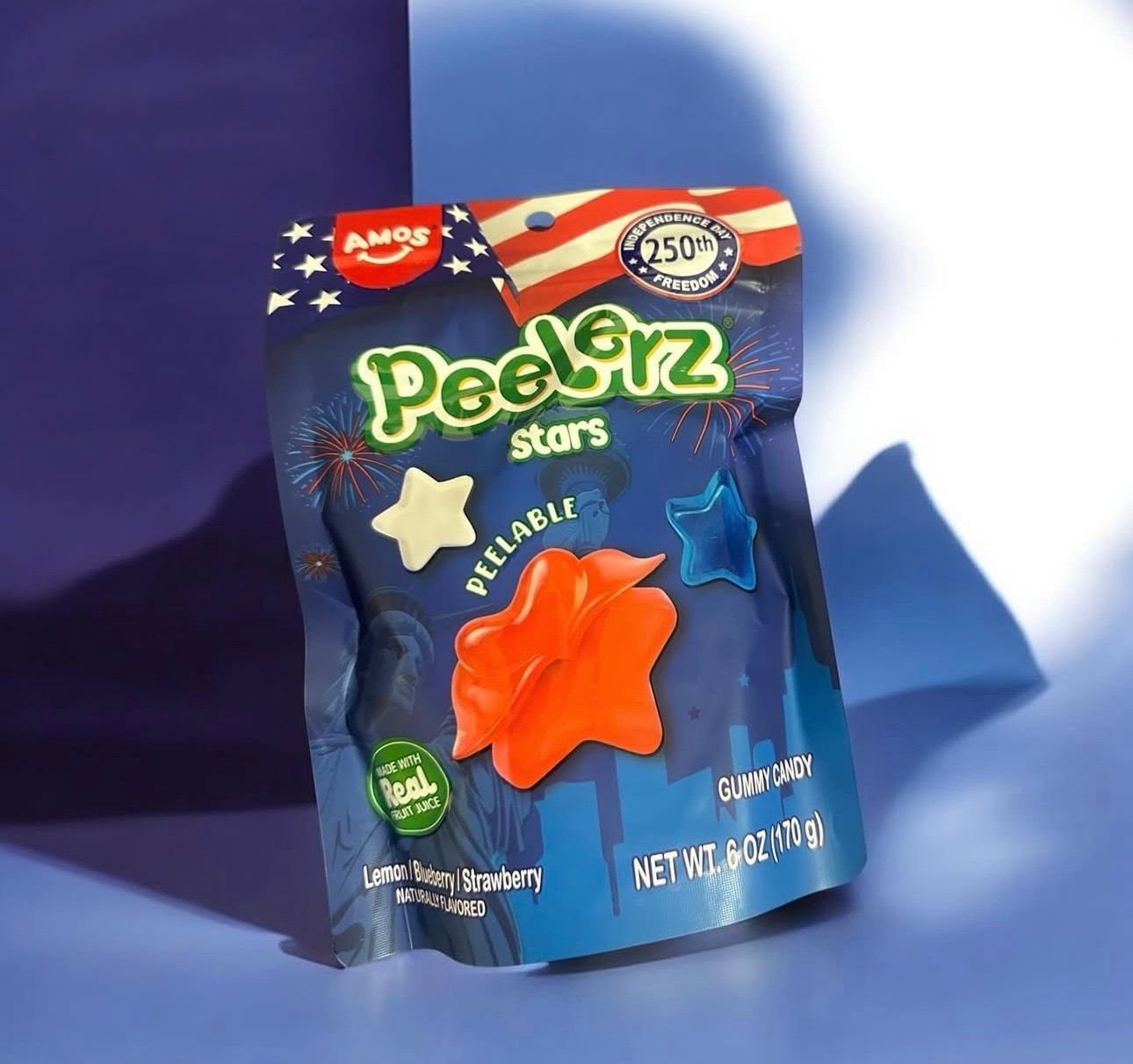 Peelerz Blue Raspberry Gummy 12/170g