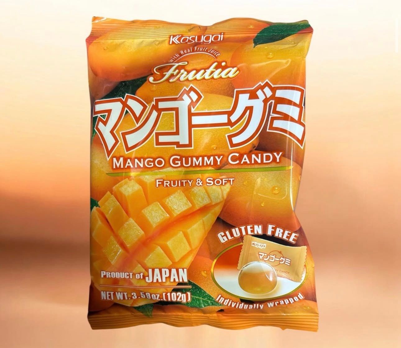Kasugai Mango Gummy 12/102g