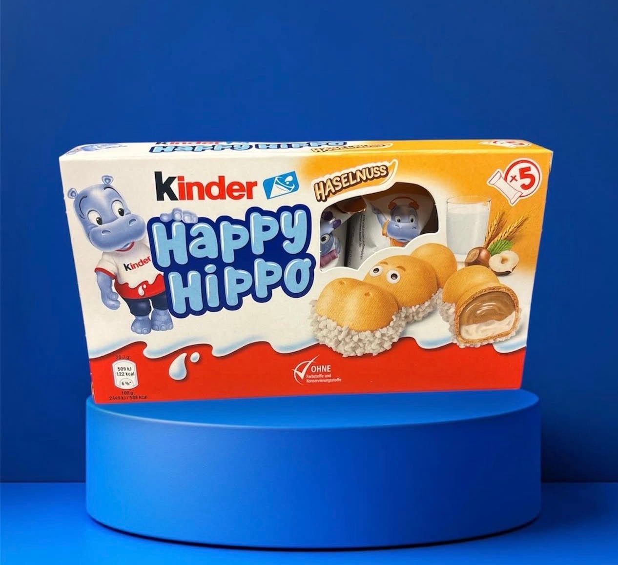 Happy Hippo White 10/100